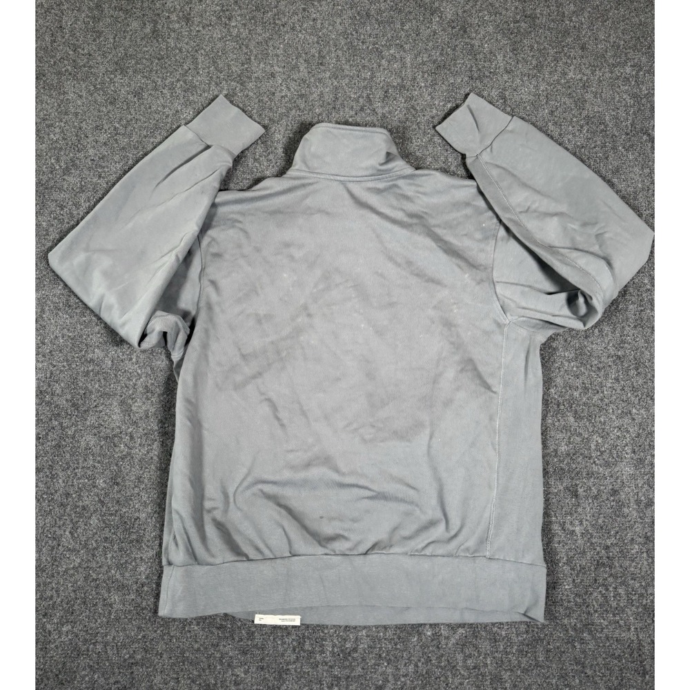 Nike Dri-Fit Standard Issue 1/4 Zip Gray Heavy Sweatshirt Pullover Mens Medium - Picture 13 of 14